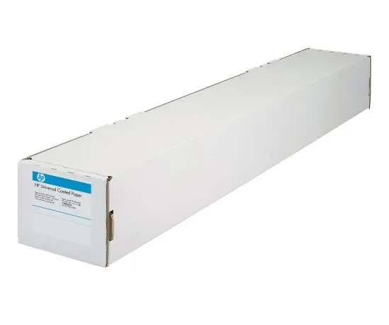 HP Universal Coated Paper, 124 microns (4.9 mil) • 90 g/m2 (24 lbs) • 1067 mm x 45.7 m, Q1406B