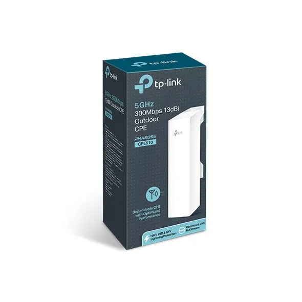 TP-LINK CPE510 Wifi 5GHz 300Mbps outdoor AP/klient/WICP, 802.11a,n, 13dBi antena