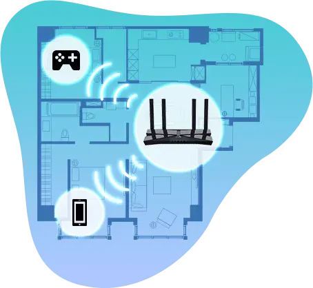 TP-Link Archer AX23 - AX1800 Wi-Fi 6 Router - OneMesh
