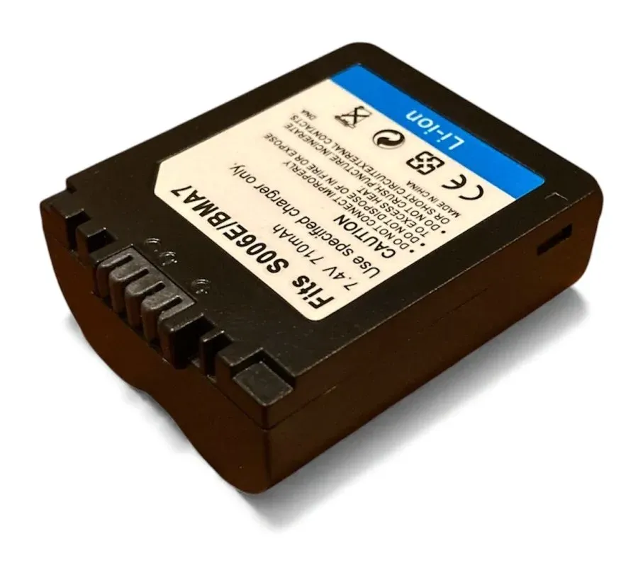 TRX baterie Panasonic/ 710 mAh/ CGA-S006E/ CGR-S006/ DMW-BMA7/ DMWBMA7/ CGR-S006E/ CGA-S006A/ CGR-S006A/ neoriginální
