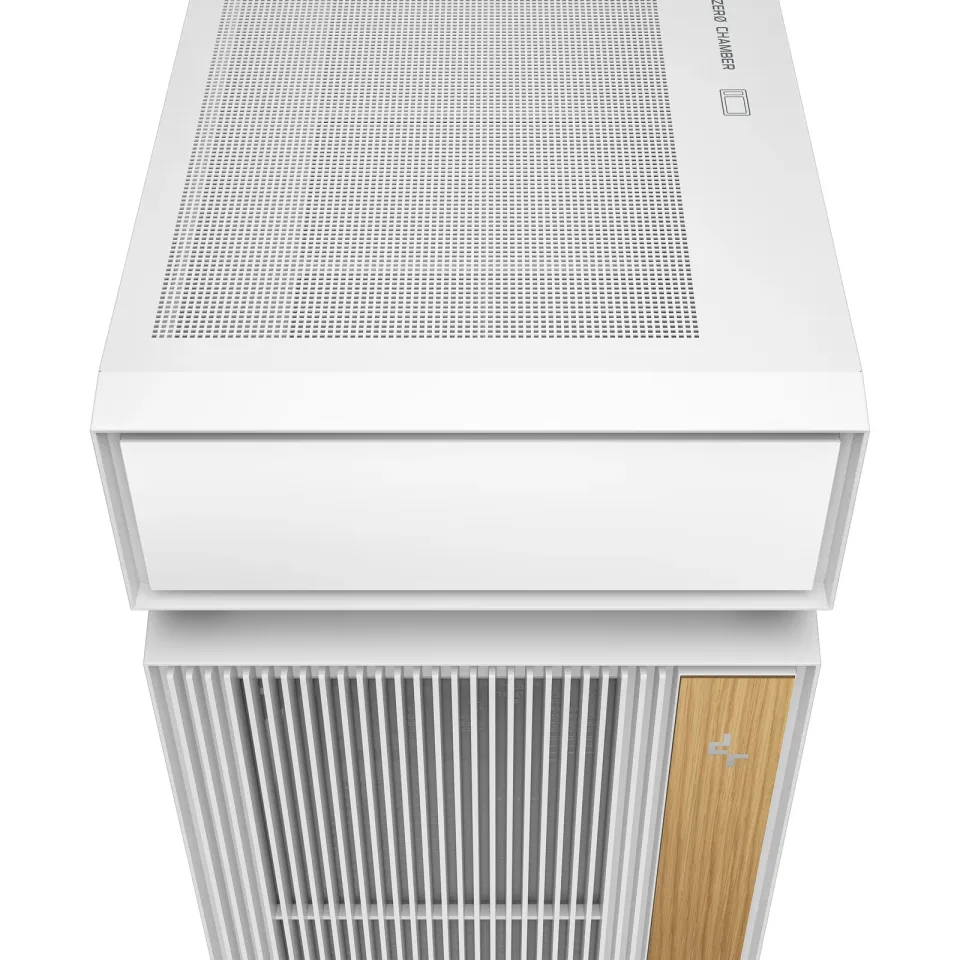DEEPCOOL skříň CL6600 / ATX / dual chamber / 360 ARGB AIO / 2x120mm ARGB fan / 2xUSB3 / USB-C / bílá