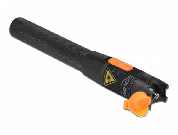 Delock Vizuální lokátor vad optických spojení, 10 mW pro konektory SC, LC, ST a