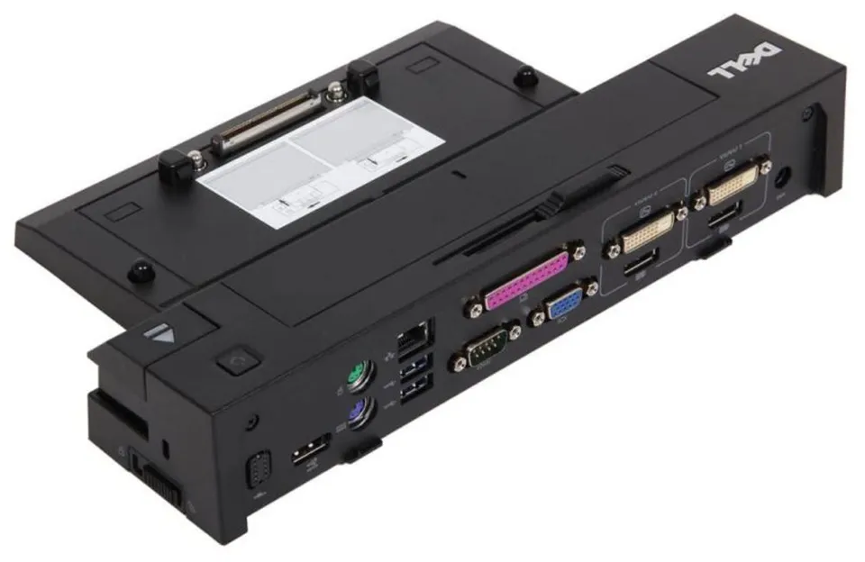 OPRAVENÉ - DELL EURO2 Advanced E-port replikátor/ rozšířený/ dokovací stanice/ 130W AC adap./ USB 3.0/ s nap. kabelem/ p...