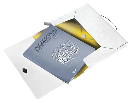 LEITZ Box na dokumenty WOW, PP, bílá