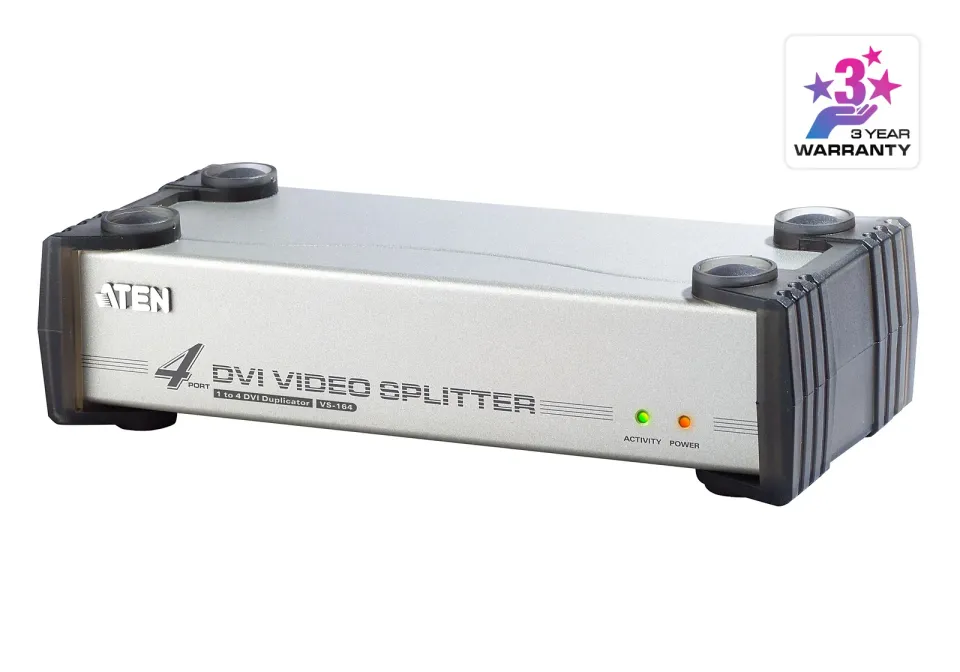 ATEN VS-164 4-port DVI rozb. s podporou pro audio signál