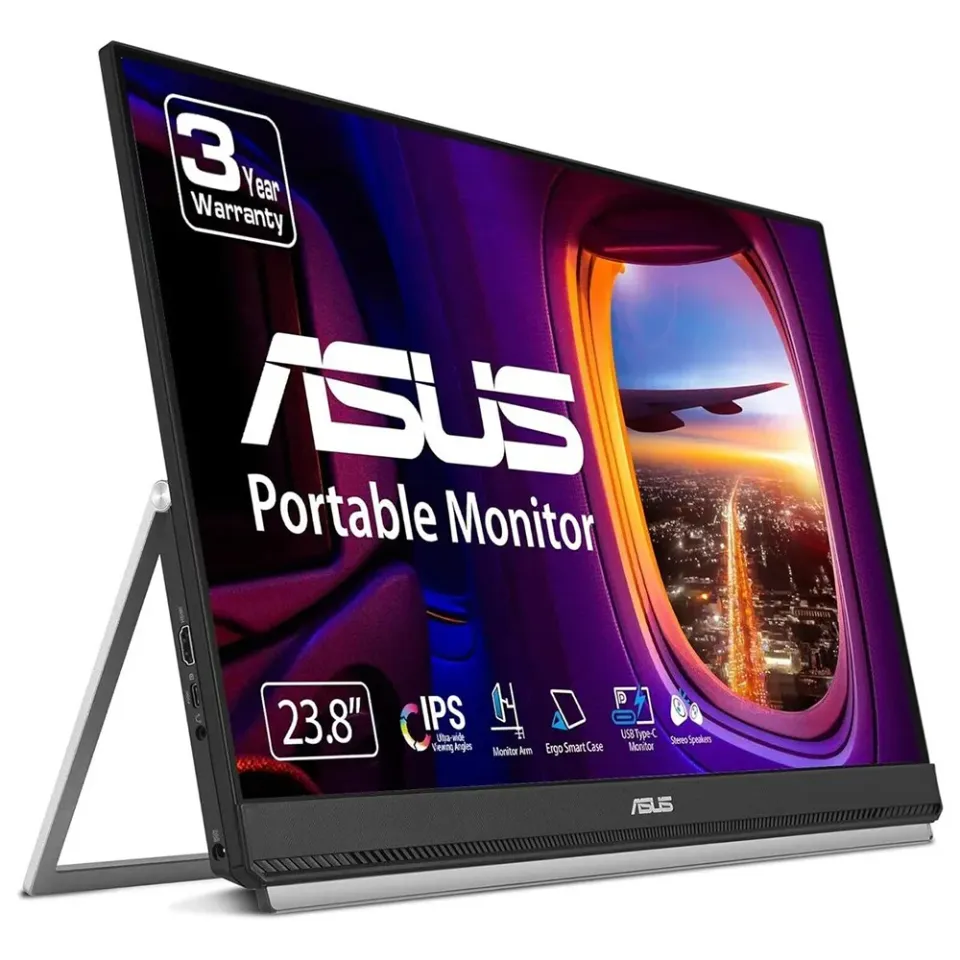 ASUS ZenScreen/MB249C/23,8"/IPS/FHD/75Hz/5ms/Black/3R