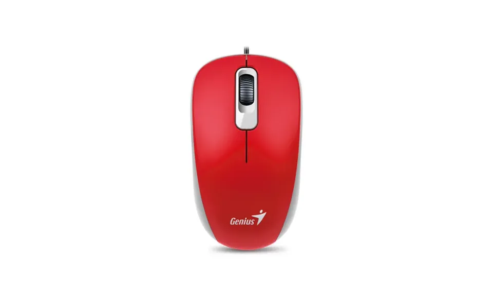 Genius DX-110/ drátová/ 1000 dpi/ USB/ červená