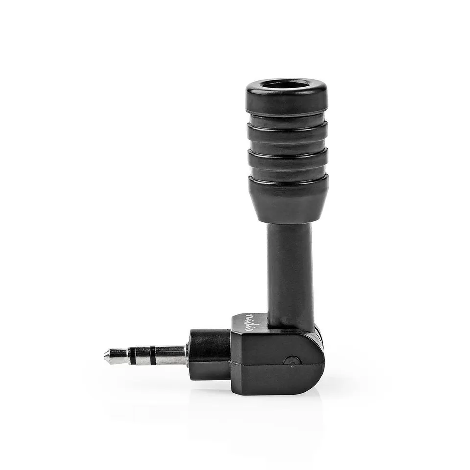 Nedis MICMJ100BK - Kabelový Mikrofon | Mini | Zásuvný | 3.5 mm | Černá barva