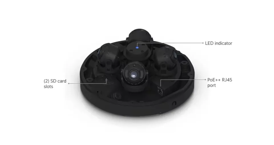 Ubiquiti UVC-AI-MS-4-B - UniFi Enterprise AI Multi Sensor 4, černá