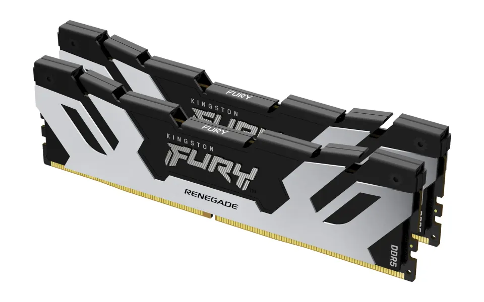 KINGSTON 64GB 6400MT/s DDR5 CL32 DIMM (Kit of 2) FURY Renegade Silver XMP