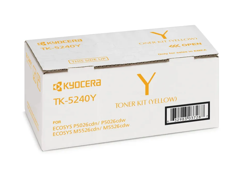 Kyocera toner TK-5240Y/ M5526cdn;cdw, P5026cdn;cdw/ 3 000 stran/ Žlutý