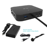 i-tec USB-C Dual Display Docking Station with Power Delivery 100 W + i-tec Unive