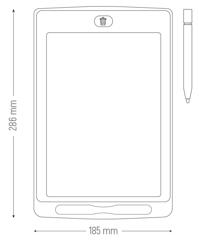 COLORWAY dětský kreslící tablet CW-WT12C/ 12"/ Modrý