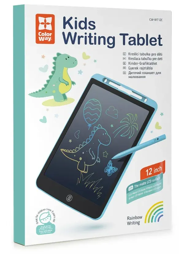 COLORWAY dětský kreslící tablet CW-WT12C/ 12"/ Modrý