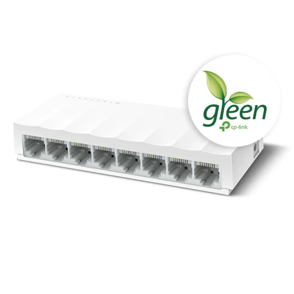 TP-LINK LS1008 8xTP 10/100Mbps 8port switch Fanless
