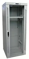 LEXI-Net 19" stojanový rozvaděč 42U 800x800 rozebiratelný, ventilační jednotka, termostat, kolečka, 600kg, sklo, šedý