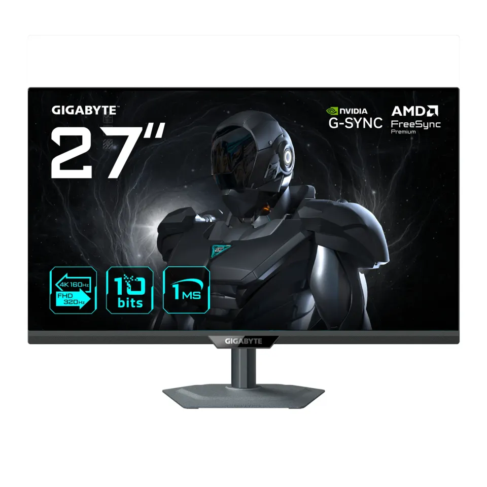 GIGABYTE LCD - 27" Gaming monitor G27UP, SS IPS, 3840 x 2160 UHD, 160Hz, 1000:1, 400cd/m2, 1ms, 2xHDMI, 1xDP
