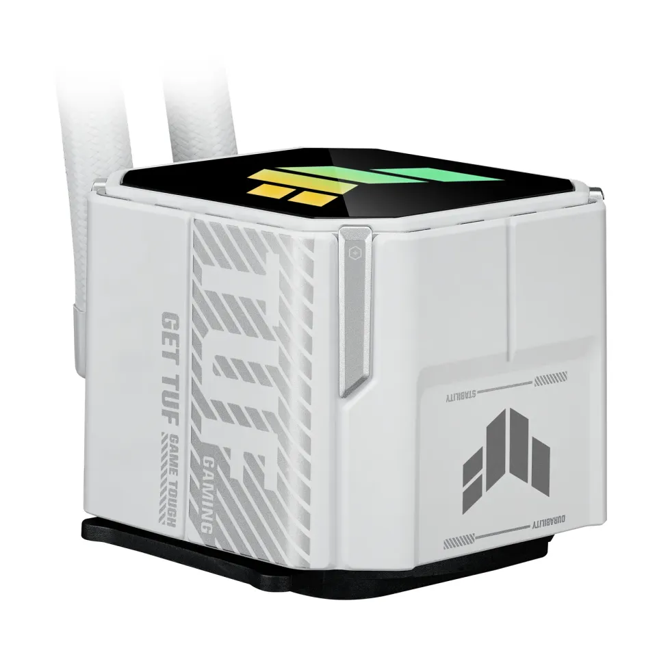 ASUS vodní chladič CPU AIO TUF GAMING LC III 360 ARGB White, 3x120mm, LGA1851, AM5