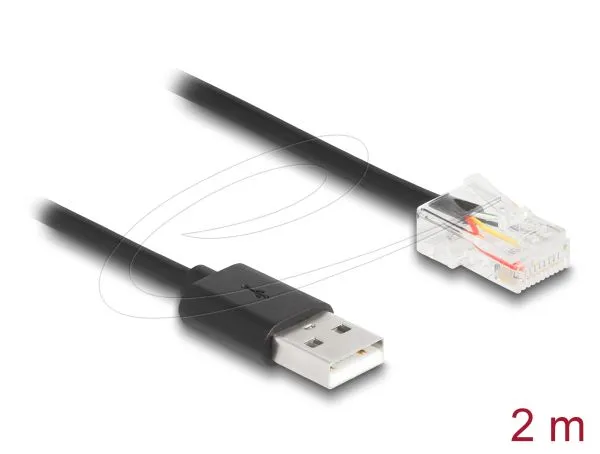 Delock Komunikační kabel UPS, z USB 2.0 Typu-A na USB RJ50, 2 m