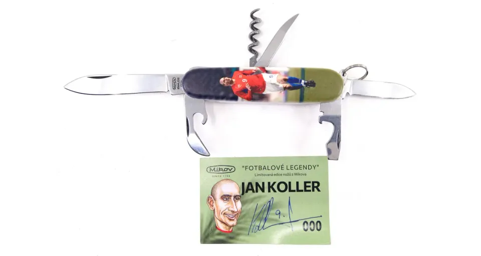 Kapesní zavírací nůž STOVKA 6dílný - Fotbalové legendy: Jan Koller - limitovaná edice 100-NH-6A