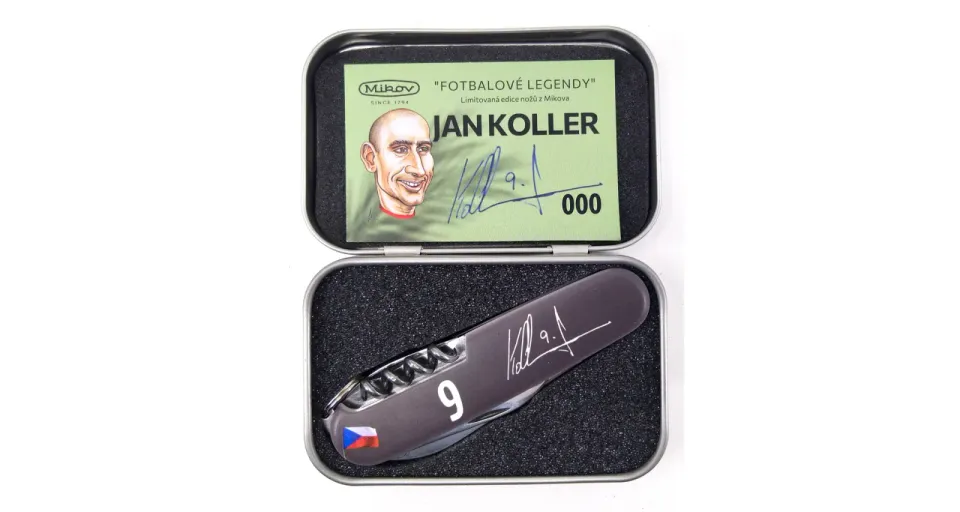 Kapesní zavírací nůž STOVKA 6dílný - Fotbalové legendy: Jan Koller - limitovaná edice 100-NH-6A