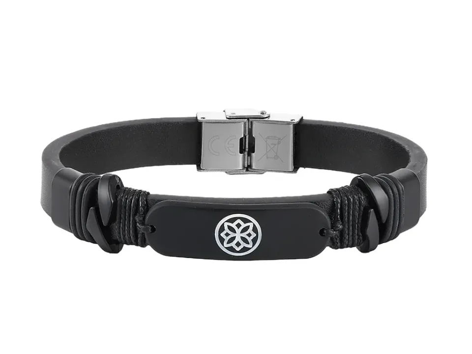 CARNEO PAY Fashion náramek Iron spirit black