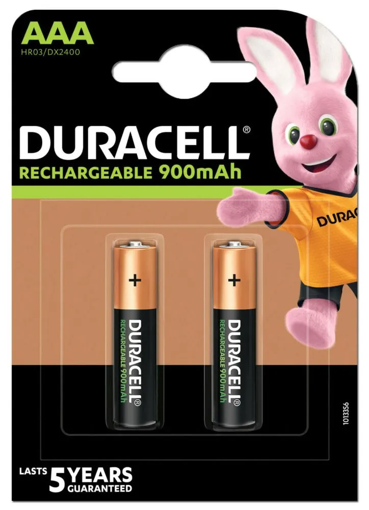 Duracell Rechargeable baterie nabíjecí 900mAh 2 ks (AAA)