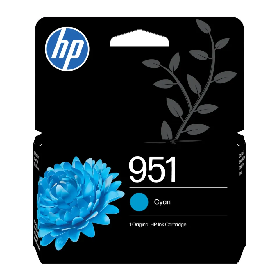HP CN050AE originální náplň azurová č.951 malá (cca 700 stran, cyan, pro OJ 8610, 8620)
