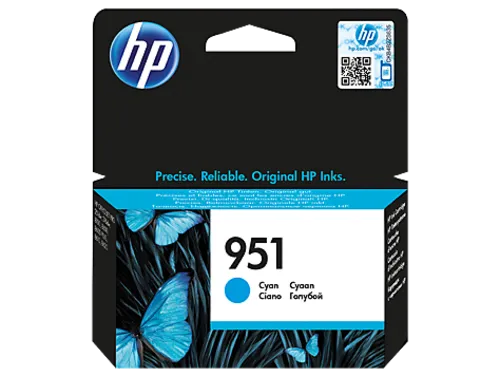 HP CN050AE originální náplň azurová č.951 malá (cca 700 stran, cyan, pro OJ 8610, 8620)