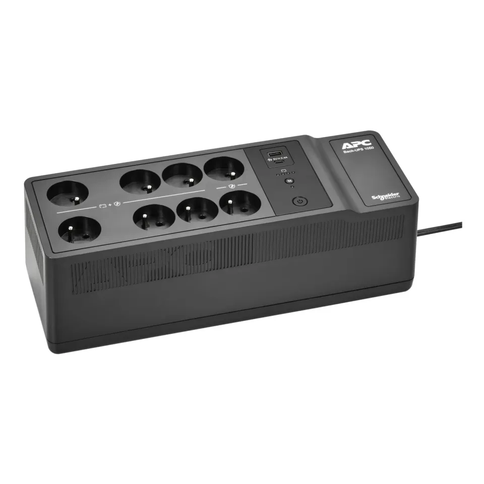 APC Back-UPS 1050VA, 230V, 1USB charging port (600W), French - CZ zásuvka