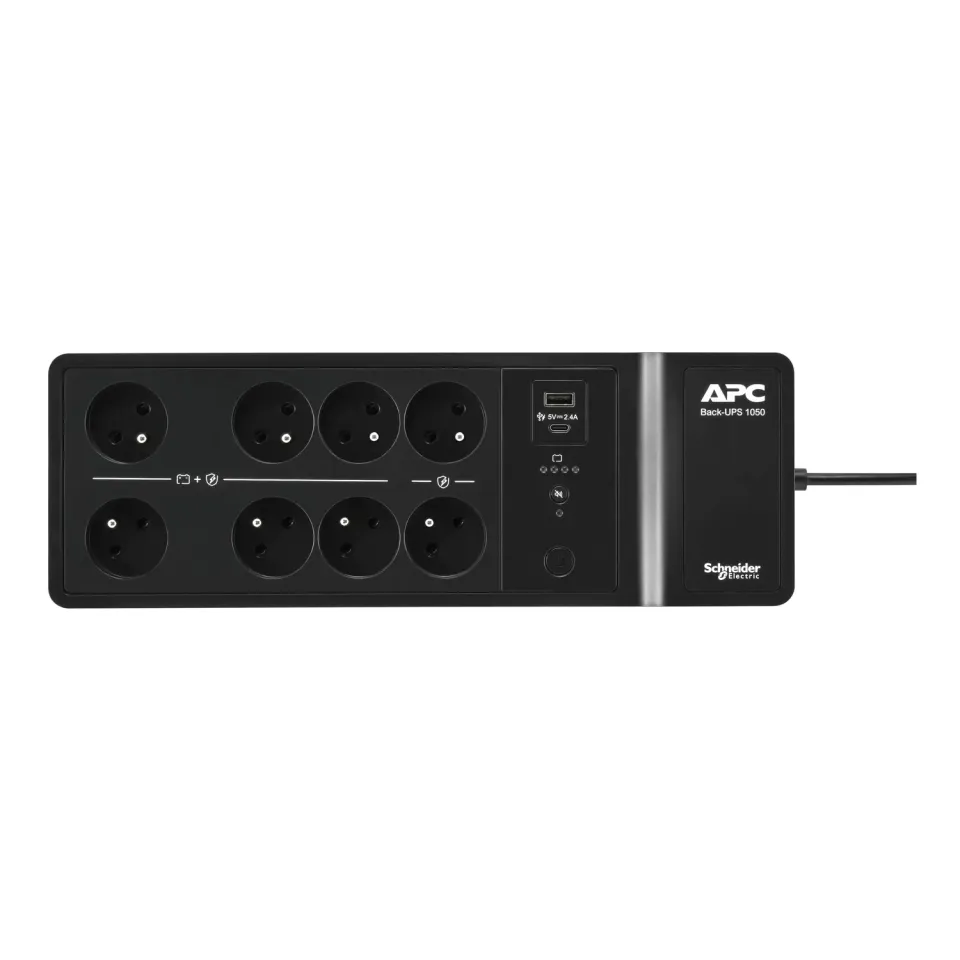 APC Back-UPS 1050VA, 230V, 1USB charging port (600W), French - CZ zásuvka