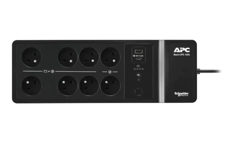 APC Back-UPS 1050VA, 230V, 1USB charging port (600W), French - CZ zásuvka