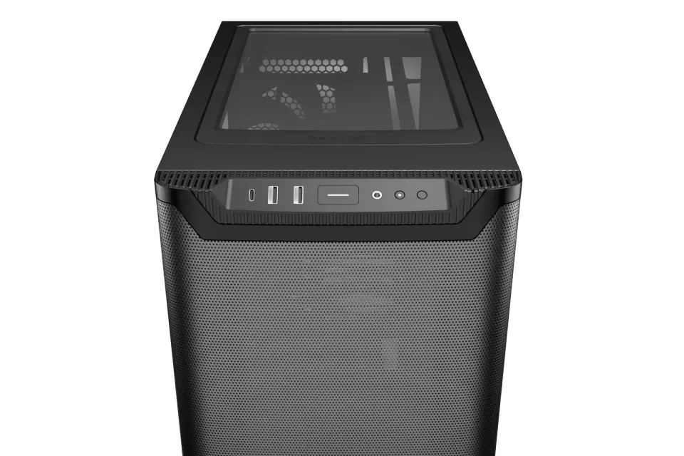 Be quiet! skříň PURE BASE 501 Airflow / ATX / 2x140mm fan / USB-C / perforovaný přední panel / černá