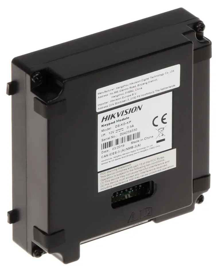 Hikvision DS-KD-KP - Modul interkomu s kódovou klávesnicí