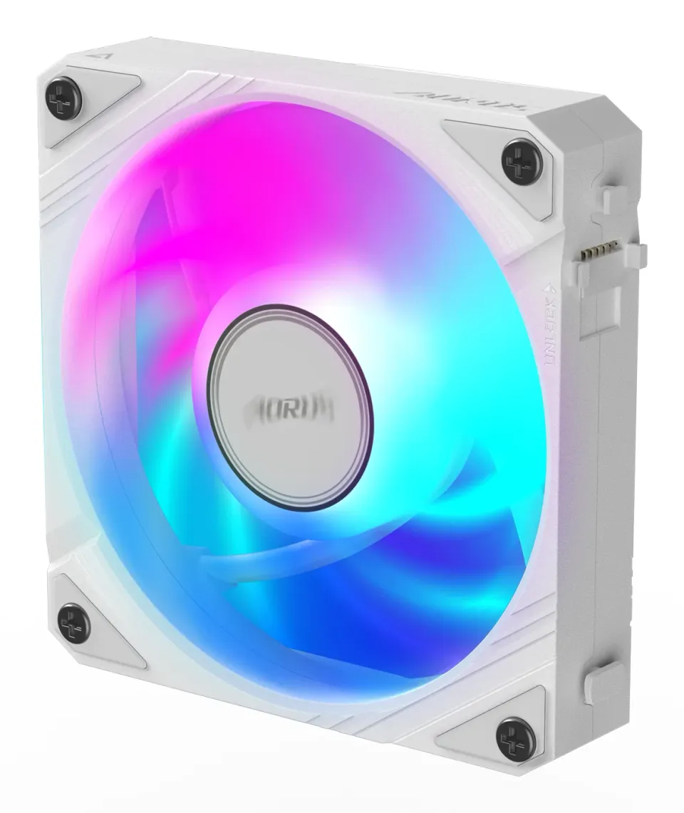 GIGABYTE ventilátor AORUS EZ CHAIN FAN ICE, 1x120mm, bílá