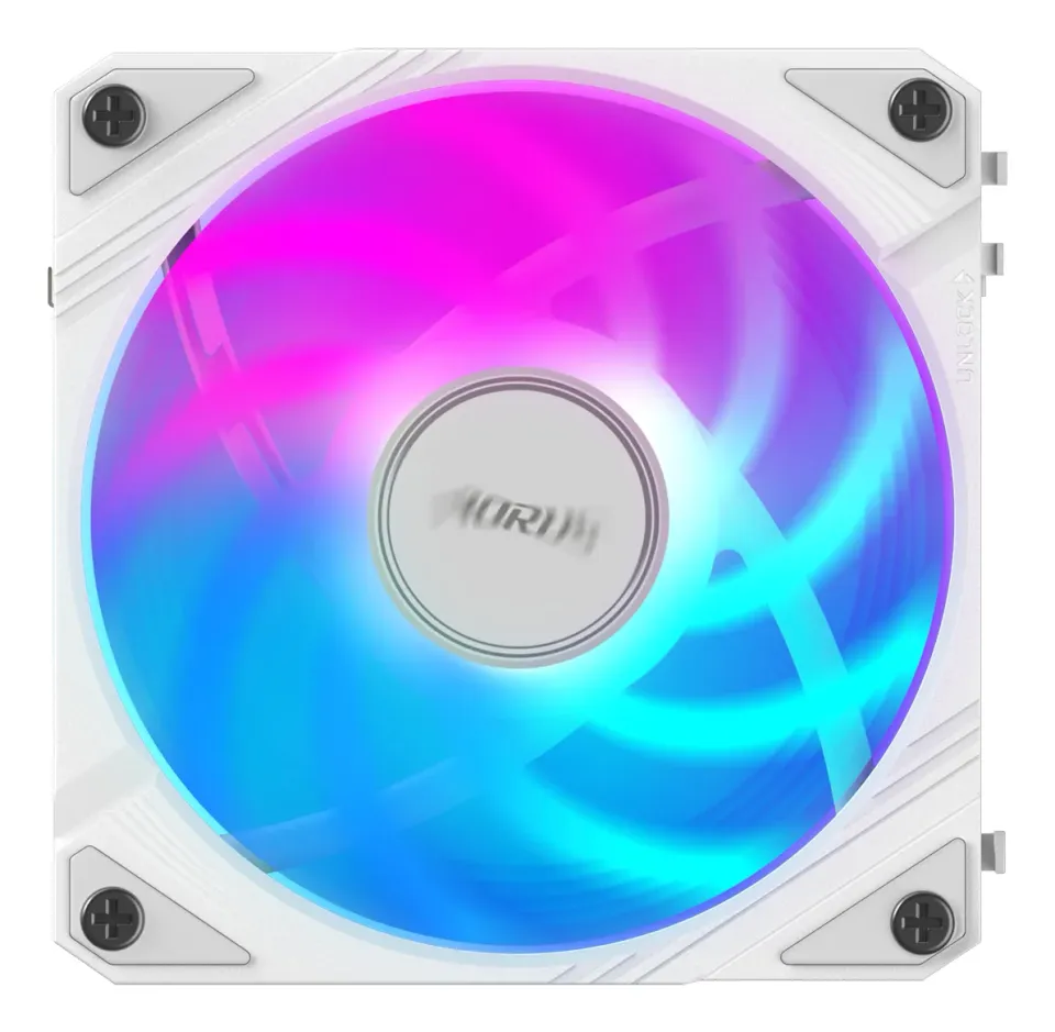 GIGABYTE ventilátor AORUS EZ CHAIN FAN ICE, 1x120mm, bílá