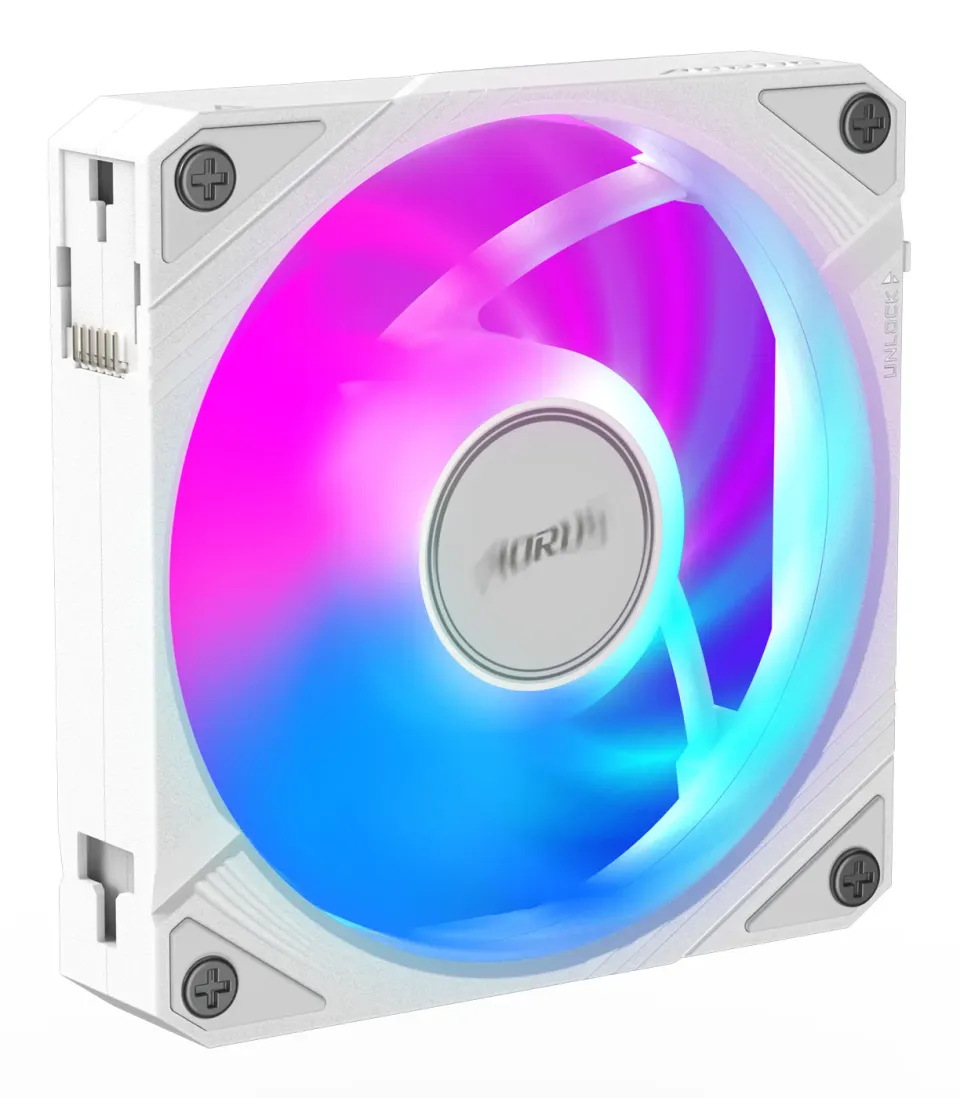 GIGABYTE ventilátor AORUS EZ CHAIN FAN ICE, 1x120mm, bílá