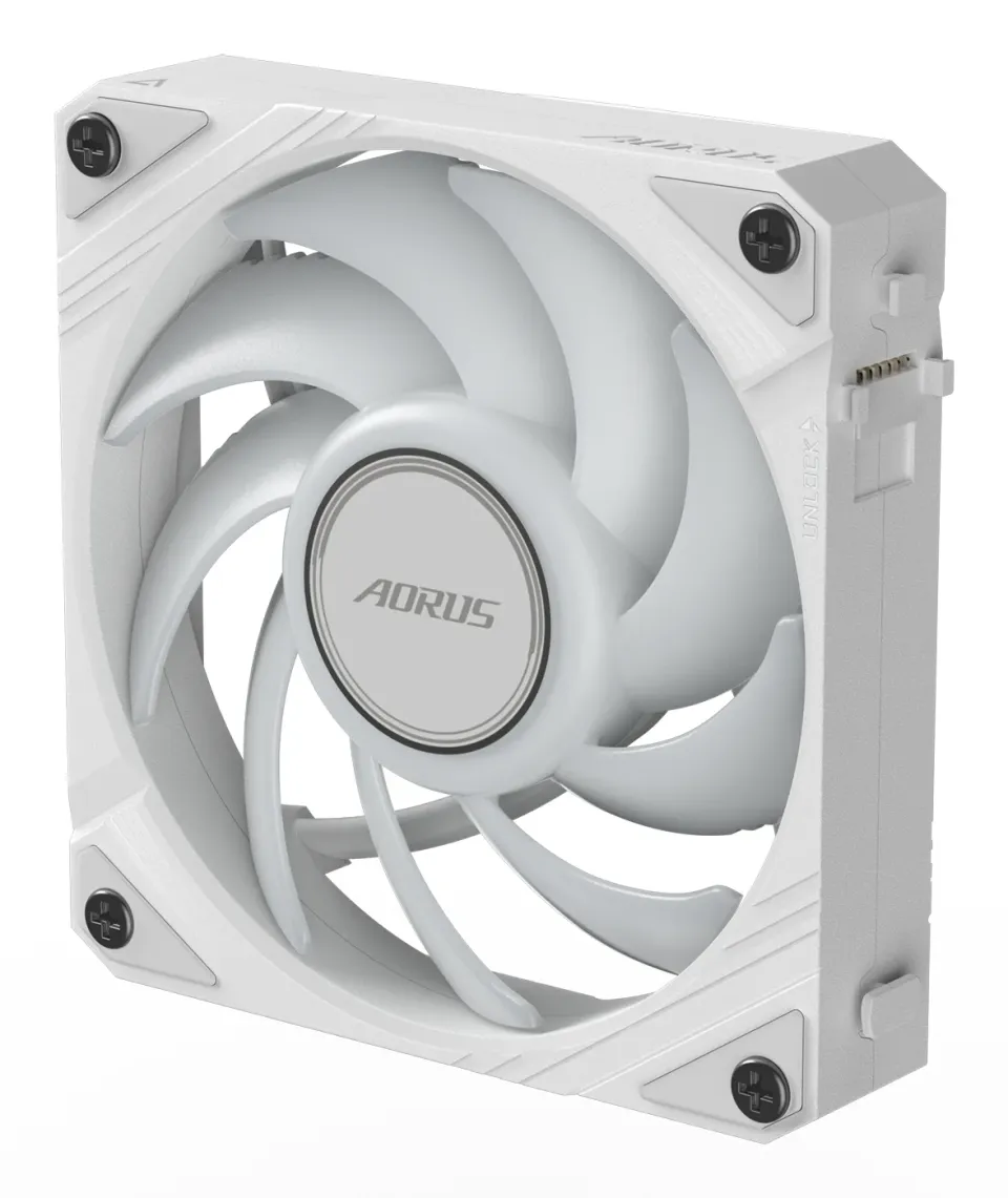 GIGABYTE ventilátor AORUS EZ CHAIN FAN ICE, 1x120mm, bílá