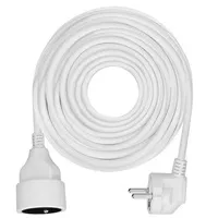 Solight 1z prodlužovací přívod - spojka, 15m, 3 x 1,5mm2, bílá