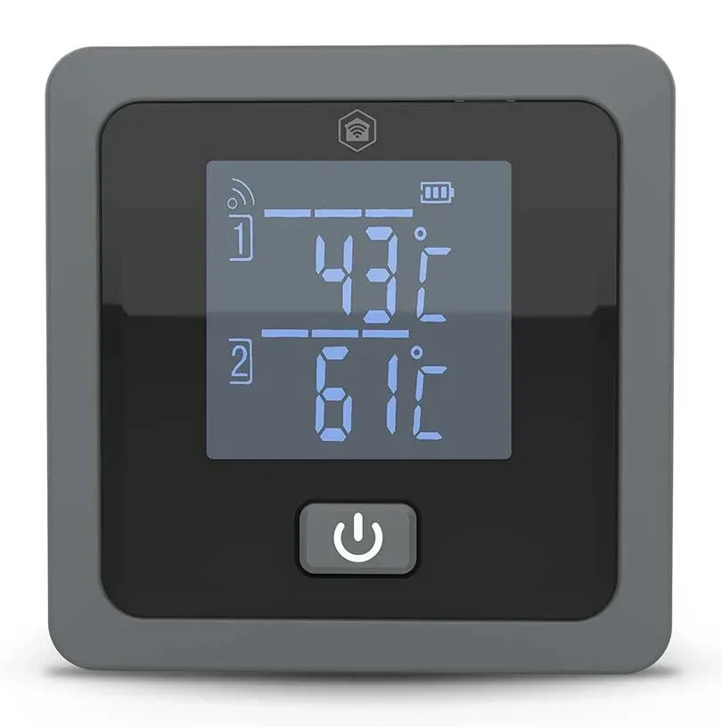 Nedis BTKAT10GY - Teploměr na Maso | 0 - 300 °C | Digitální Displej | Bluetooth