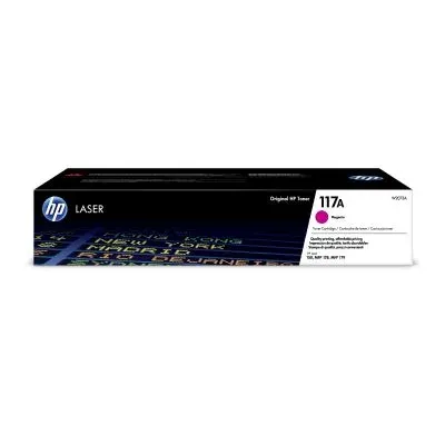 HP W2073A originální toner purpurový č.117A cca 700 str. (magenta, pro HP 150a, 150nw, MFP 178nw, 179fnw, Jetintelligence )