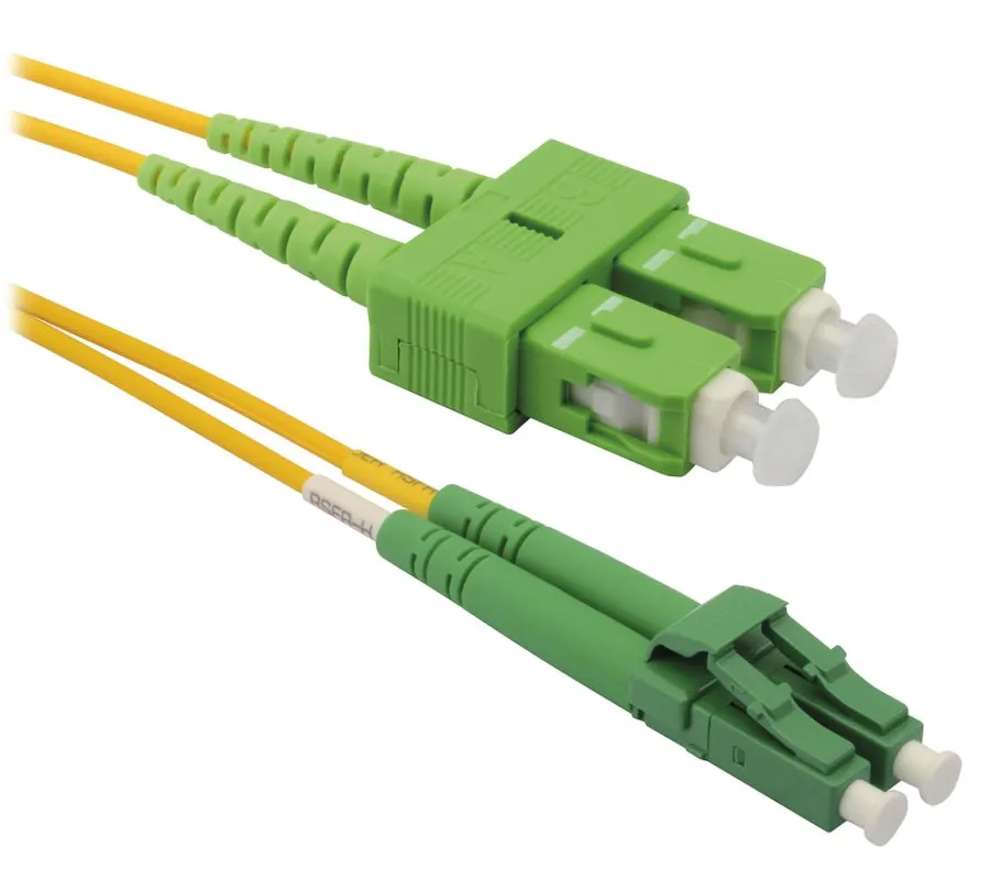 XtendLan FO patch LC/APC-SC/APC 10m 9/125 duplex, G.652d, LS0H