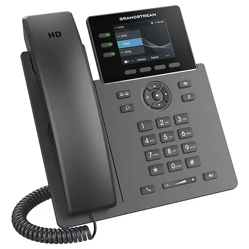 Grandstream GRP2611G SIP telefon, 3 účty, PoE, 12BLF klíčů, gigabit port