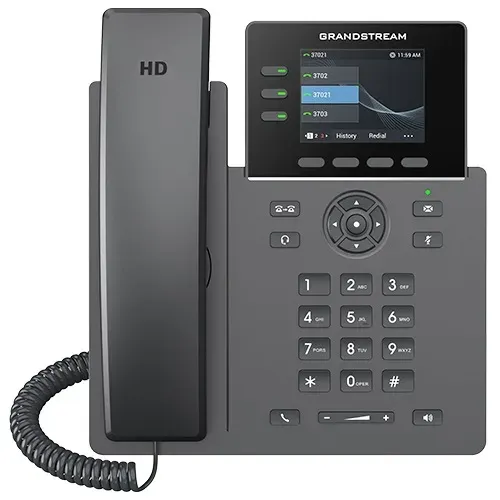 Grandstream GRP2611G SIP telefon, 3 účty, PoE, 12BLF klíčů, gigabit port