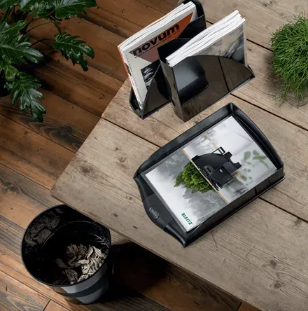 LEITZ Ekologický odpadkový koš RECYCLE 15l, černý