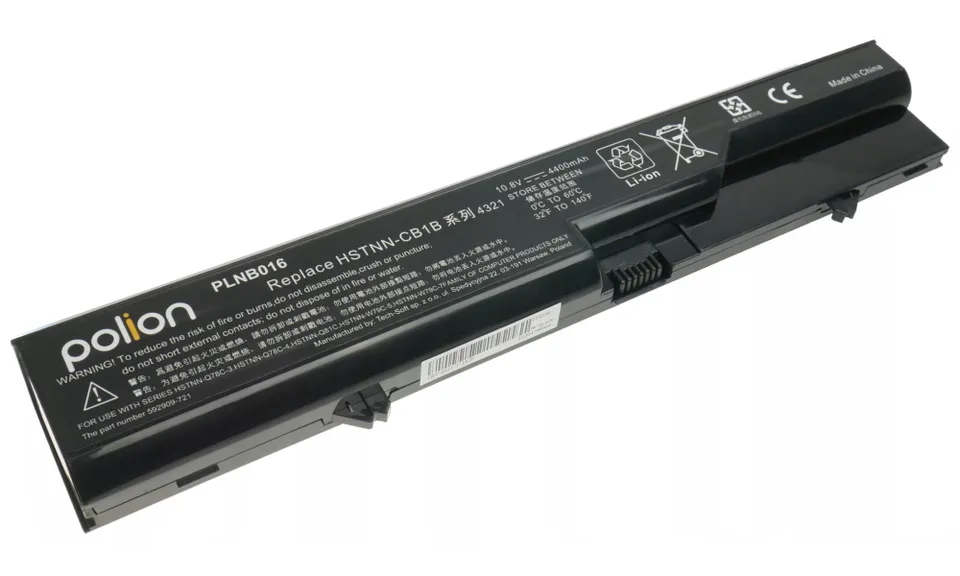 TRX Baterie Polion HSTNN-CB1B pro notebooky HP ProBook 4320 4321 4326 4420 4520 - 4400mAh/ neoriginální