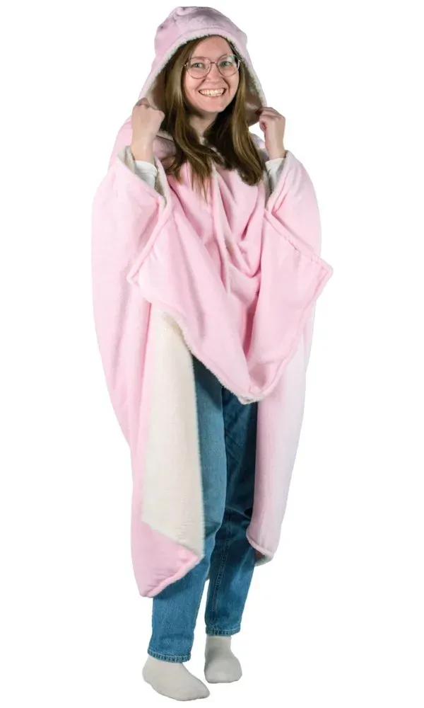 AROZZI Chair Blanket Pink/ univerzální hřejivá deka pro herní a kancelářské židle/ růžová