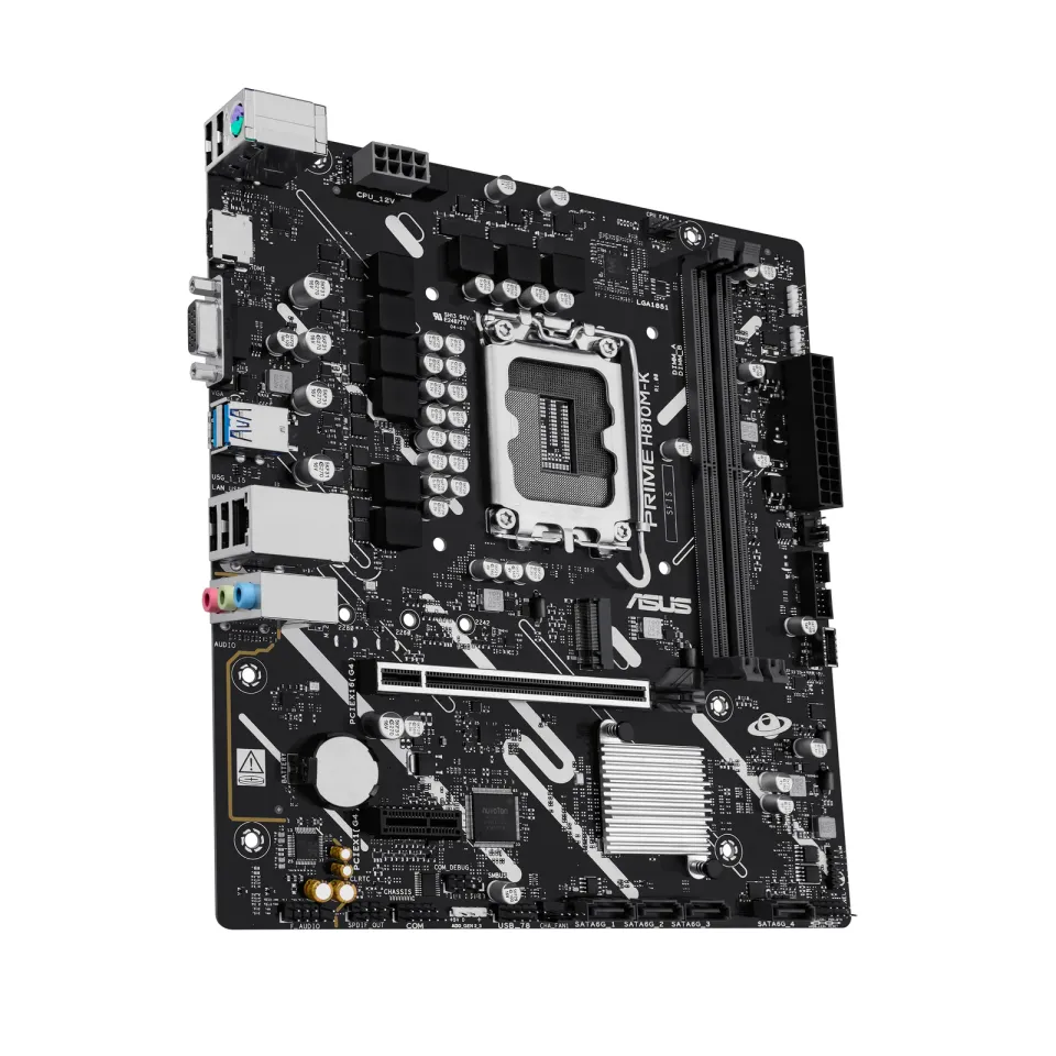 ASUS MB Sc LGA1851 PRIME H810M-K, Intel H810, 2xDDR5, 1xHDMI, 1xVGA, mATX