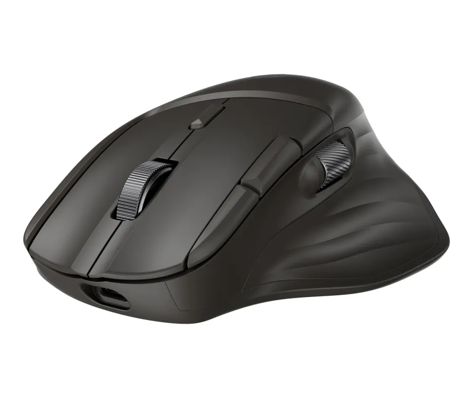HP Bezdrátová myš HP 785M Ultra-Fast-Scroll, USB, Bluetooth, 6000 dpi, 2 kolečka, tichá tlačítka, ergonomická, černá, plné nabití za 3min.