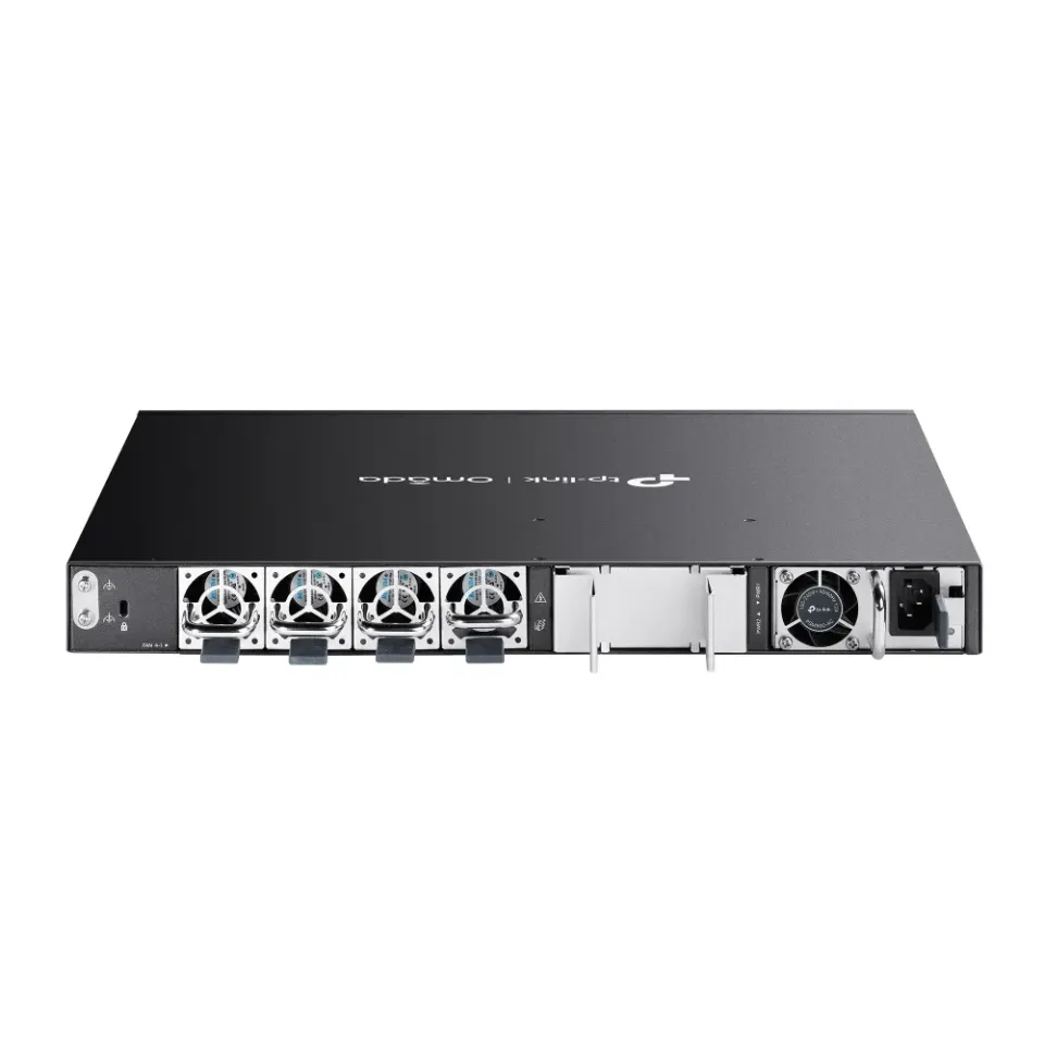 TP-LINK SG6654XHP Omada 48portový gigabitový stohovatelný L3 řízený PoE+ switch se 6 sloty 10G
